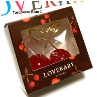 フェイラー(FEILER)のLOVERARY《チェリー型メモスタンド》終了　店舗限定ノベルティ　(ノベルティグッズ)