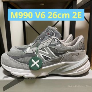 ニューバランス(New Balance)の【新品未使用】M990 V6 26cm 2E ニューバランス(スニーカー)