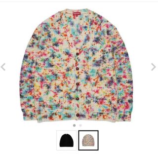 シュプリーム(Supreme)のsupreme waffle knit cardigan TieDye(カーディガン)