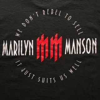 きゃりーぱみゅぱみゅ 着用 Marilyn Manson Tee L Tシャツの通販 by
