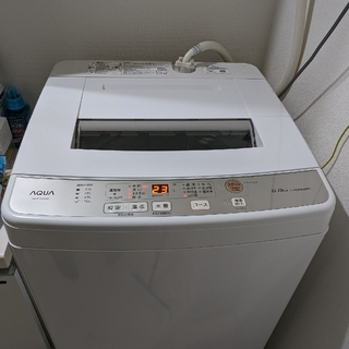 アクアアクア(AQUA AQUA)のAQUA 全自動電気洗濯機 6kg(洗濯機)