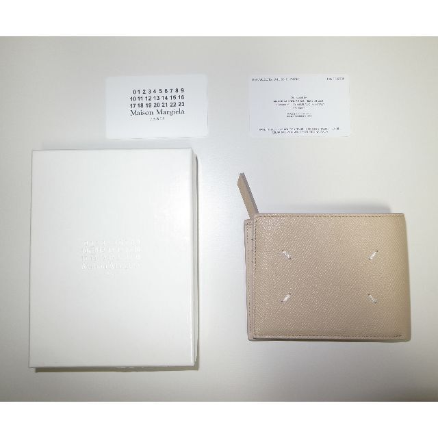 margiela マルジェラ 二つ折り 財布 wallet beige