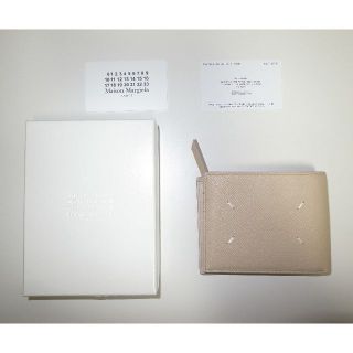 マルタンマルジェラ(Maison Martin Margiela)のmargiela マルジェラ 二つ折り 財布 wallet beige(折り財布)