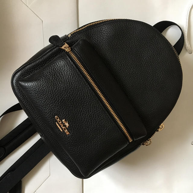 美品 coach コーチ リュック ブラック 小バッグ