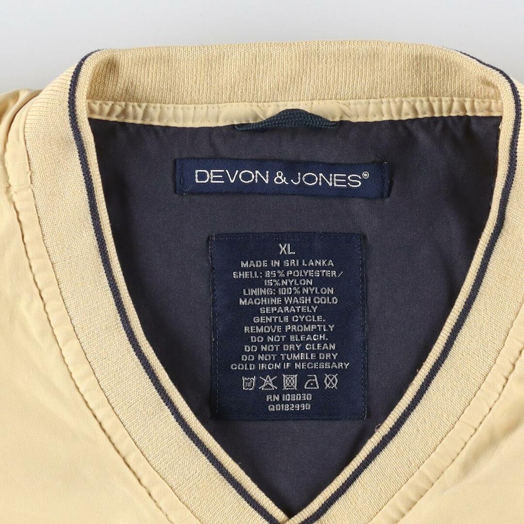 DEVON&JONES Vネック ウォームアッププルオーバー メンズXL /eaa315157