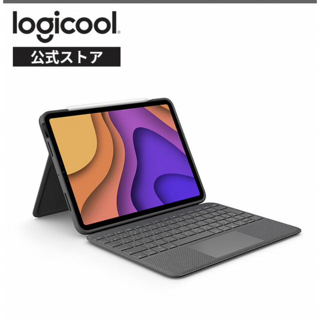 Logicool(ロジクール)の【ハナ。様　専用】Logicool トラックパッド　キーボード スマホ/家電/カメラのスマホアクセサリー(iPadケース)の商品写真