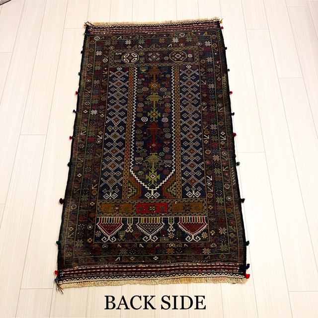 新品未使用】アフガニスタン産 バローチ絨毯 - ラグ
