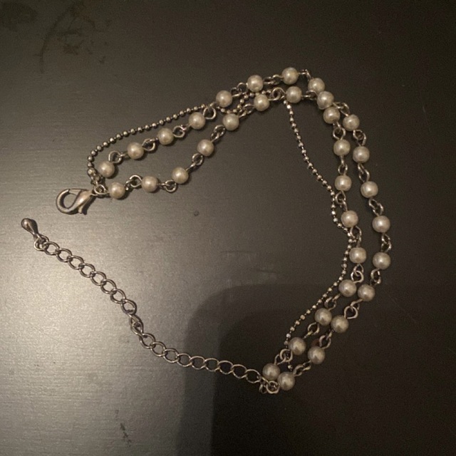 Jean-Paul GAULTIER(ジャンポールゴルチエ)のvintage perl silver chain bracelet メンズのアクセサリー(ブレスレット)の商品写真