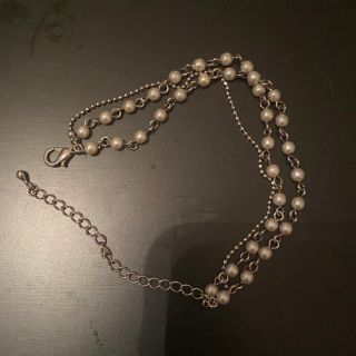 ジャンポールゴルチエ(Jean-Paul GAULTIER)のvintage perl silver chain bracelet(ブレスレット)