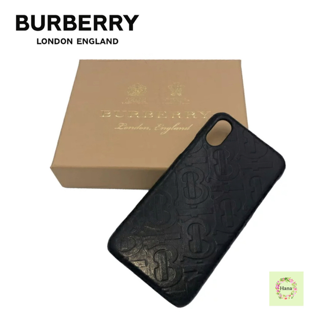 BURBERRY(バーバリー)のBURBERRY バーバリー iPhone X XS ケース モノグラム 中古 スマホ/家電/カメラのスマホアクセサリー(iPhoneケース)の商品写真