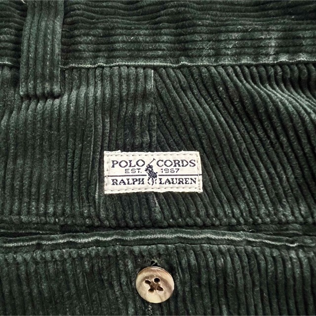 POLO RALPH LAUREN(ポロラルフローレン)のW40インチ 90s ラルフローレン 2タックコーデュロイパンツ ビックサイズ メンズのパンツ(スラックス)の商品写真