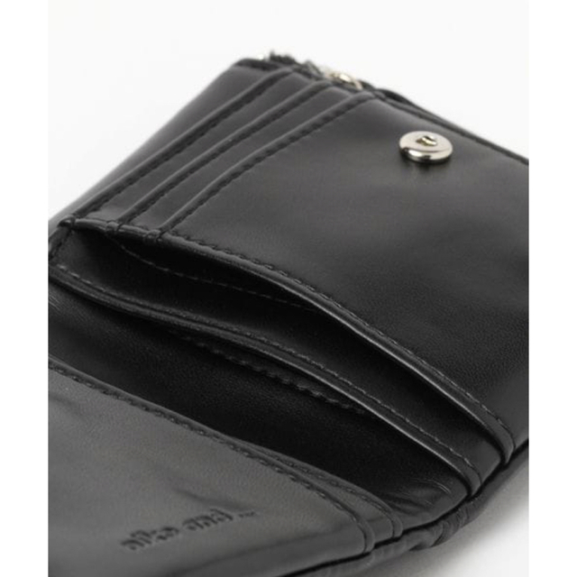 niko and...(ニコアンド)の最終値下げ ニコアンド オリジナル2つ折りL字財布 ブラック レディースのファッション小物(財布)の商品写真