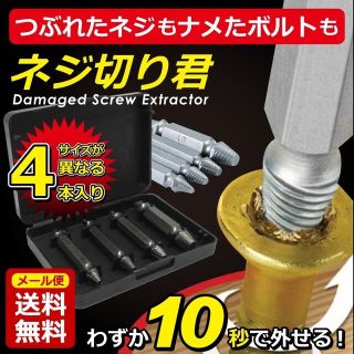 なめたネジ外し　4本セット　箱付き(工具/メンテナンス)