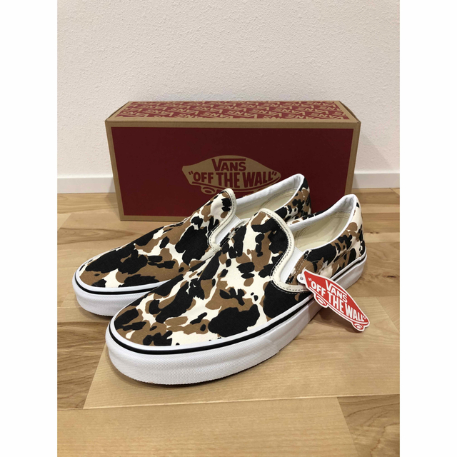 VANS バンズスリッポン カウ柄 アニマル 29cm-