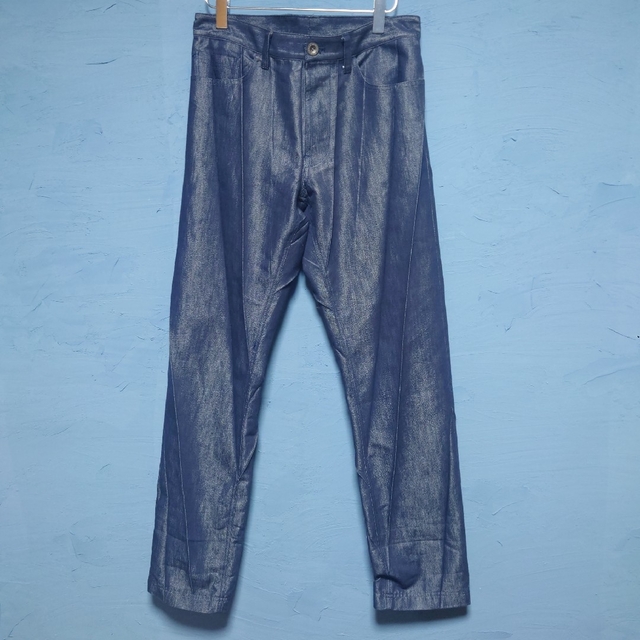 issey miyake men 20ss プリーツ デニム パンツ ジーンズ - デニム