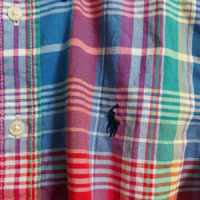 Ralph Lauren(ラルフローレン)のチェックシャツ　120cm キッズ/ベビー/マタニティのキッズ服男の子用(90cm~)(Tシャツ/カットソー)の商品写真