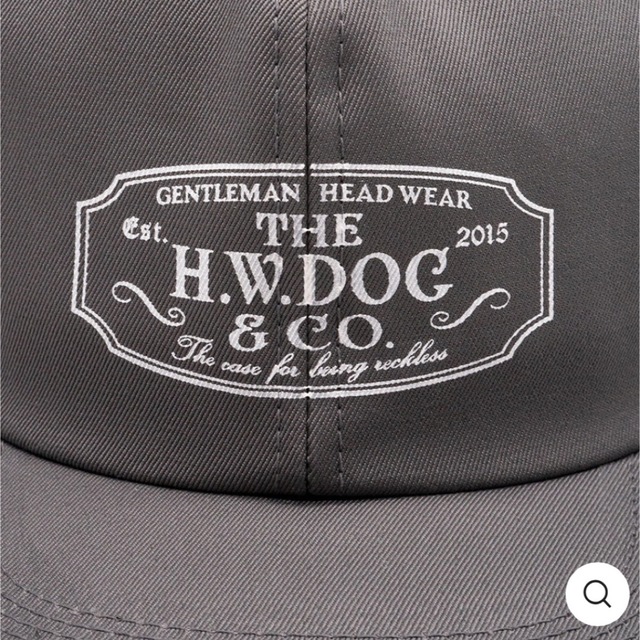 THE H.W. DOG & CO.(ザエイチダブリュドックアンドコー)のTHE H.W DOG&CO TRUCKER CAP-G グレー メンズの帽子(キャップ)の商品写真