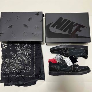 ナイキ(NIKE)のTravis Scott × Nike AJ1 "Black Phantom(スニーカー)