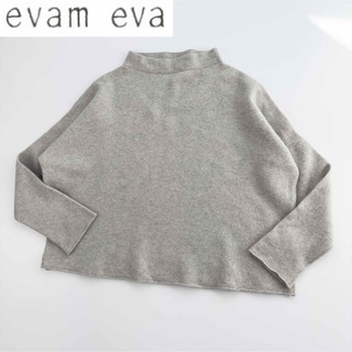 エヴァムエヴァ(evam eva)のevam eva シャギーニットモックネックセーター サイズ2(ニット/セーター)