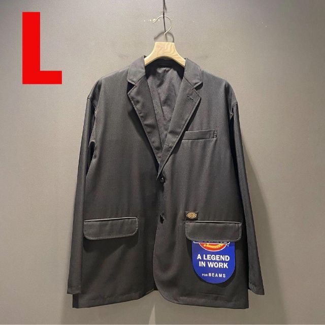 L Dickies tripster beams SUIT BLACK ブラック