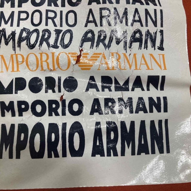 ARMANI JUNIOR - アルマーニ プリントオレンジTシャツ 18mの通販 by