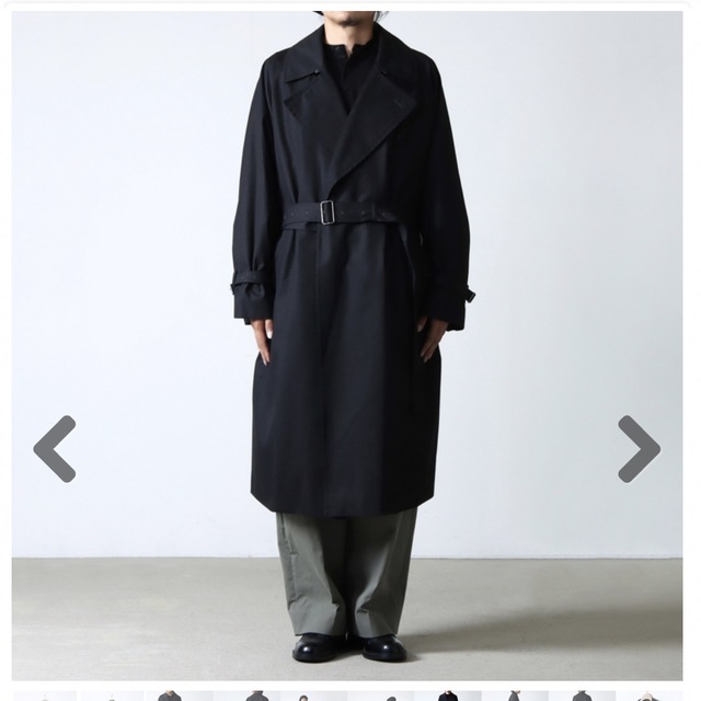 blurhms(ブラームス)の【blurhms / ブラームス】TrenchCoat 22aw メンズのジャケット/アウター(トレンチコート)の商品写真