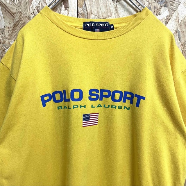 【希少カラー】POLO SPORT Tシャツ フロントデカロゴ