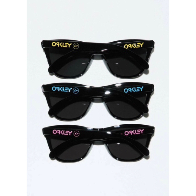 OAKLEY fragment design Frogskins yellow