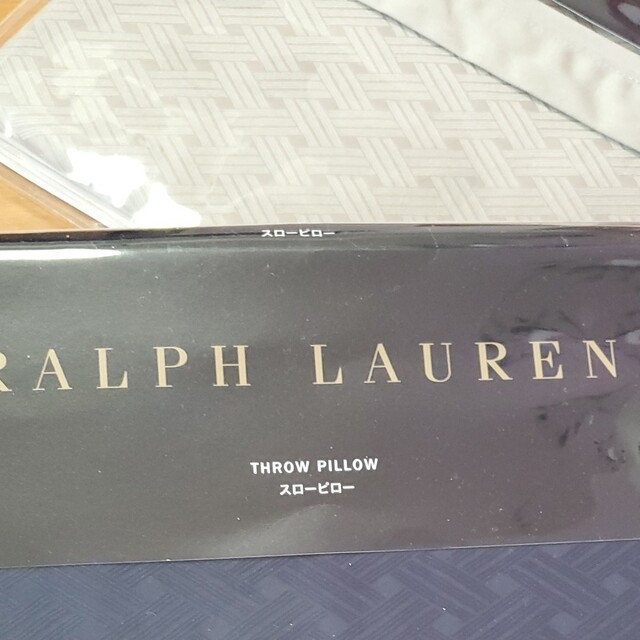 Ralph Lauren(ラルフローレン)のRALPH LAUREN 枕 枕カバー ピローケース ネイビー ベージュ ２枚 インテリア/住まい/日用品の寝具(枕)の商品写真