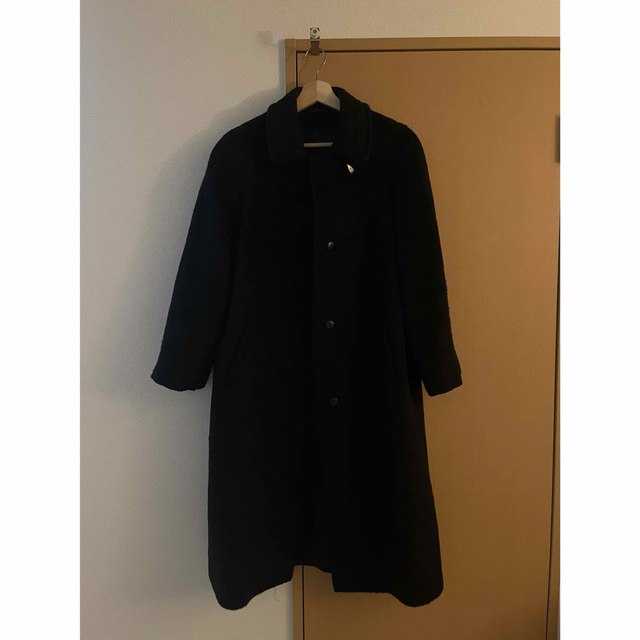 vintage black coat レディースのジャケット/アウター(ロングコート)の商品写真