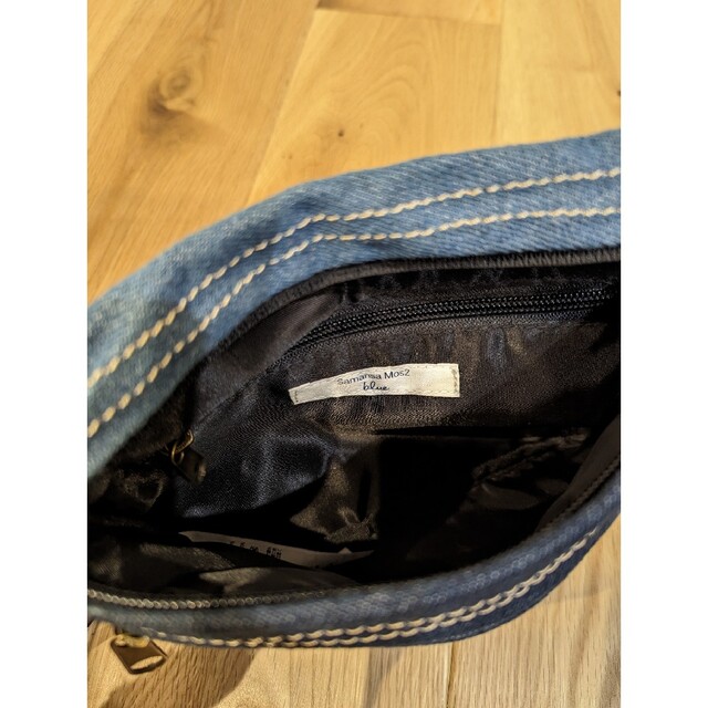 SM2(サマンサモスモス)のサマンサモスモスブルー ショルダーバッグ ミニバッグ 美品 メンズのバッグ(ショルダーバッグ)の商品写真