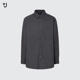 ユニクロ(UNIQLO)の【未使用新品】UNIQLO +J スーピマコットンシャツ M グレー(シャツ)