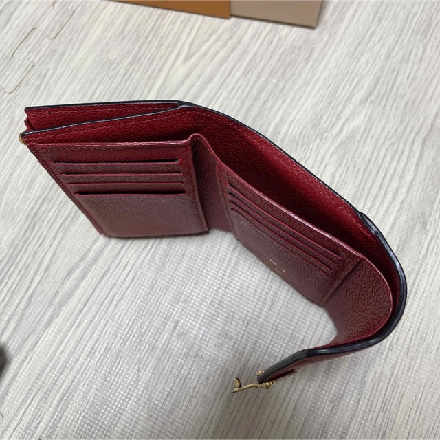 Louis Vuitton ルイヴィトン パラス コンパクト モノグラム 赤 革