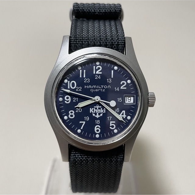 美品 hamilton khaki 9797 ハミルトン カーキ33mmバンド幅