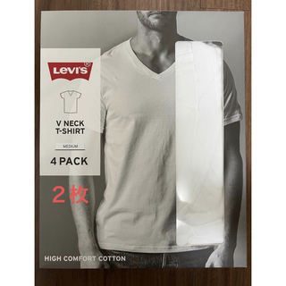 リーバイス(Levi's)のリーバイス　LEVI'S VネックTシャツ Mサイズ　2枚(Tシャツ/カットソー(半袖/袖なし))