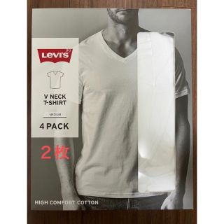 リーバイス(Levi's)のリーバイス　LEVI'S VネックTシャツ Mサイズ　2枚(Tシャツ/カットソー(半袖/袖なし))