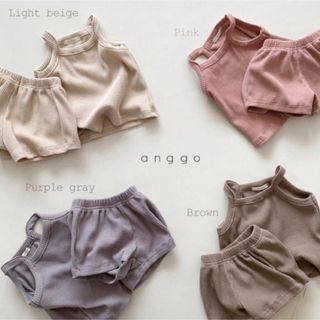 【かなみん様専用】anggo キャミソール　ショートパンツ　セットアップ(Tシャツ/カットソー)