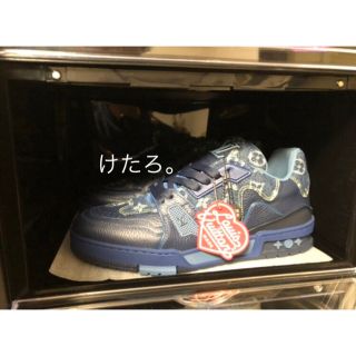 ルイヴィトン(LOUIS VUITTON)のlouis vuitton ルイヴィトン×nigo LV trainer デニム(スニーカー)