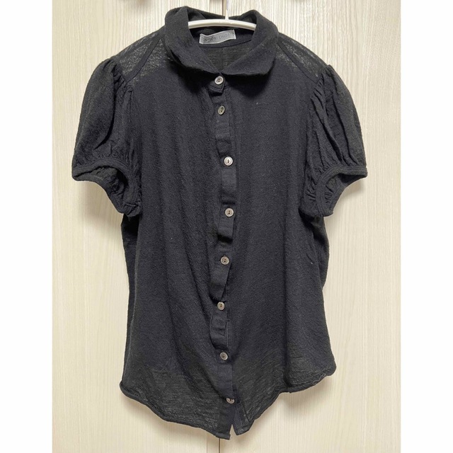 シルバー/レッド ◇新品 ツモリチサト 半袖 ブラウス シャツ