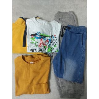 ユニクロ(UNIQLO)のユニクロ　グローバルワーク　まとめ売り　計5点セット(Tシャツ/カットソー)