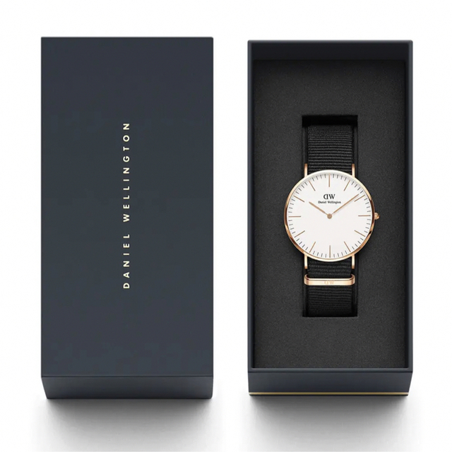 Daniel Wellington(ダニエルウェリントン)のDaniel Wellingtonダニエルウェリントン腕時計40ｍｍ 最終 レディースのファッション小物(腕時計)の商品写真