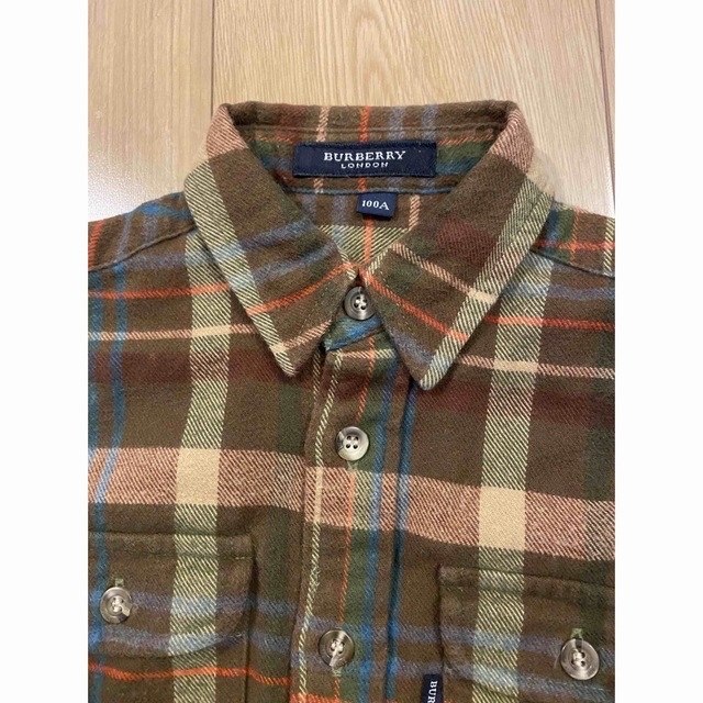 BURBERRY(バーバリー)のBurberry バーバリー　ブラウス　シャツ　チェック柄 キッズ/ベビー/マタニティのキッズ服男の子用(90cm~)(ブラウス)の商品写真