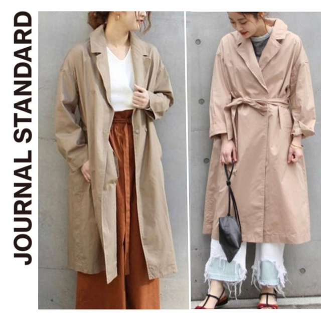 JOURNAL STANDARD(ジャーナルスタンダード)のJOURNAL STANDARD  ライトチェスターコートトレンチコート レディースのジャケット/アウター(トレンチコート)の商品写真