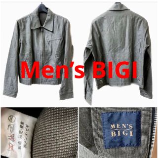 メンズビギ(MEN'S BIGI)の【必見！DCブランド！昭和生まれ】メンズ　ビギ世代！クール♪スウィングトップ　M(ブルゾン)