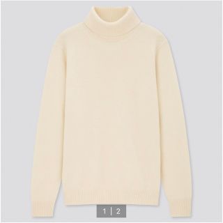 ユニクロ(UNIQLO)のプレミアムラムタートルネックセーター(ニット/セーター)