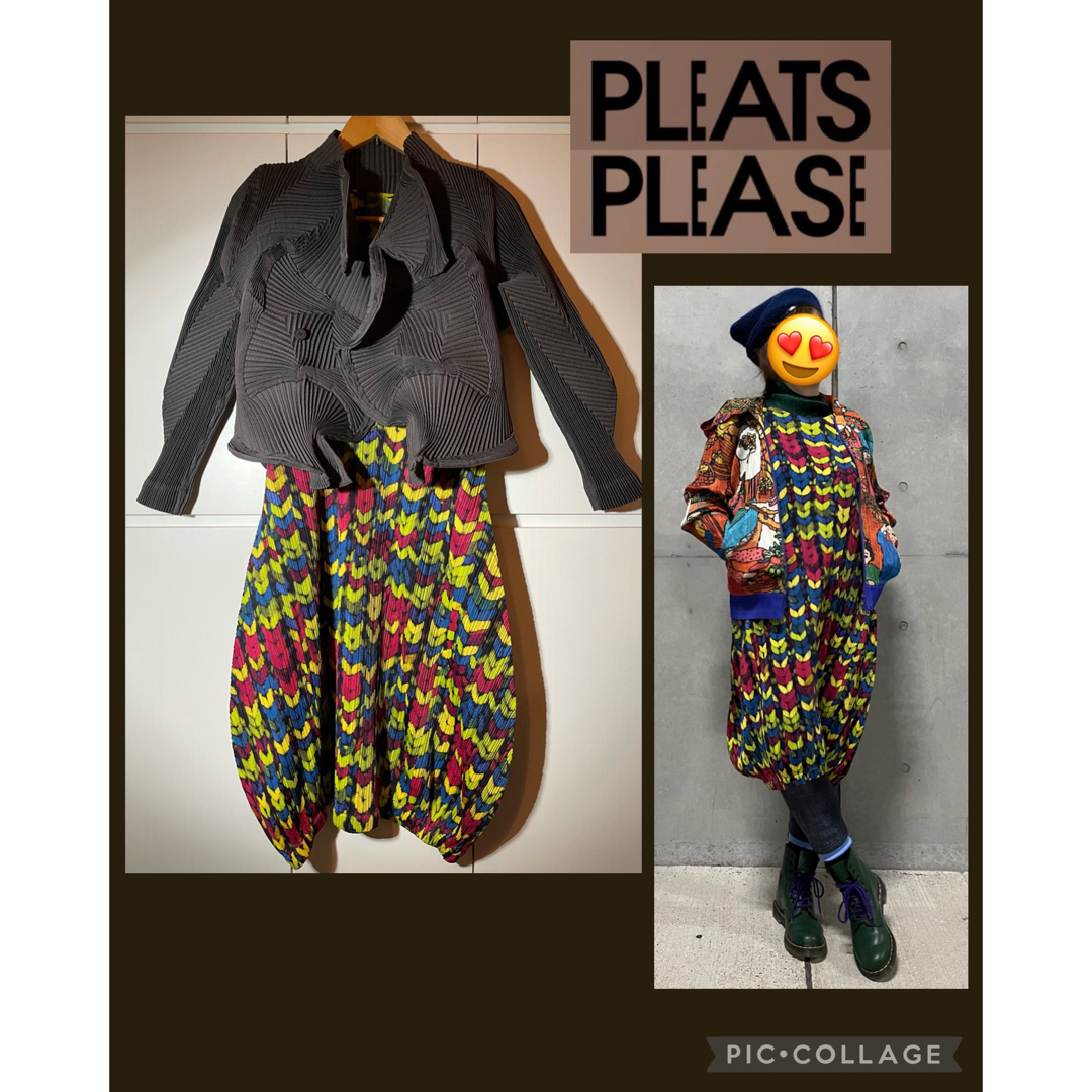 PLEATS PLEASE チュニックワンピース ボレロ プリーツプリーズ