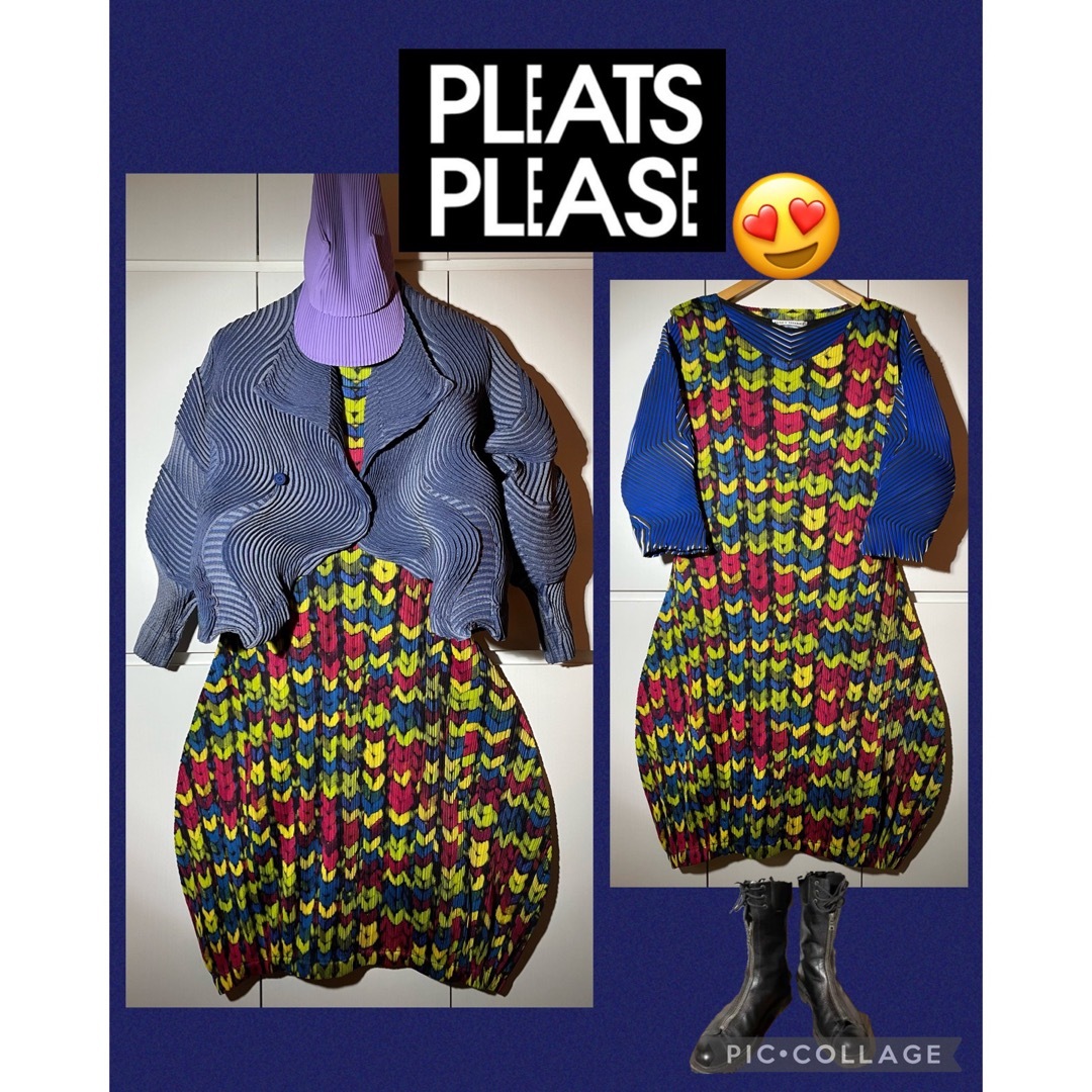 PLEATS PLEASE チュニックワンピース ボレロ プリーツプリーズ - ひざ ...