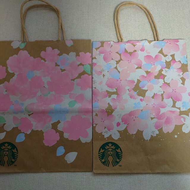 Starbucks(スターバックス)のスターバックス 紙袋 ショッパー レディースのバッグ(エコバッグ)の商品写真
