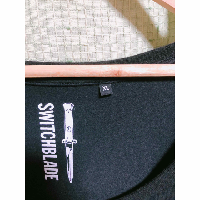 HYDE着 SWITCHBLADE ナイフTシャツ XLサイズ トップス Tシャツ