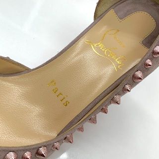 試着のみ 日本未入荷 ルブタン ピンク スリングバックパンプス サイズ36.5